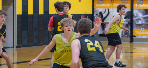 The Algoma boys were in full scrimmage mode during a practice earlier this week. Josh Staloch photos