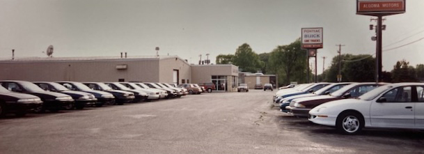 A view of Algoma Motors in the 1990s.