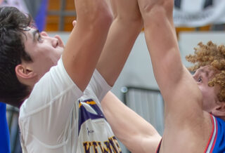This drive midway through the second half against Peshtigo's Will McMahon put Kewaunee's Thomas Stangel over the 1,000-point mark for his career with the Storm