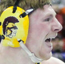 Luxemburg-Casco’s Caleb Delebreau defeated William Penn of Ellsworth on his way to the Division 2 138-pound crown